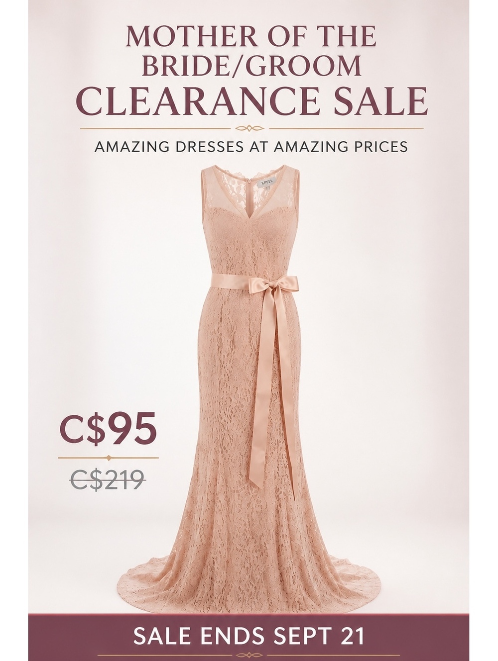 Mother of the Bride/Groom Sale